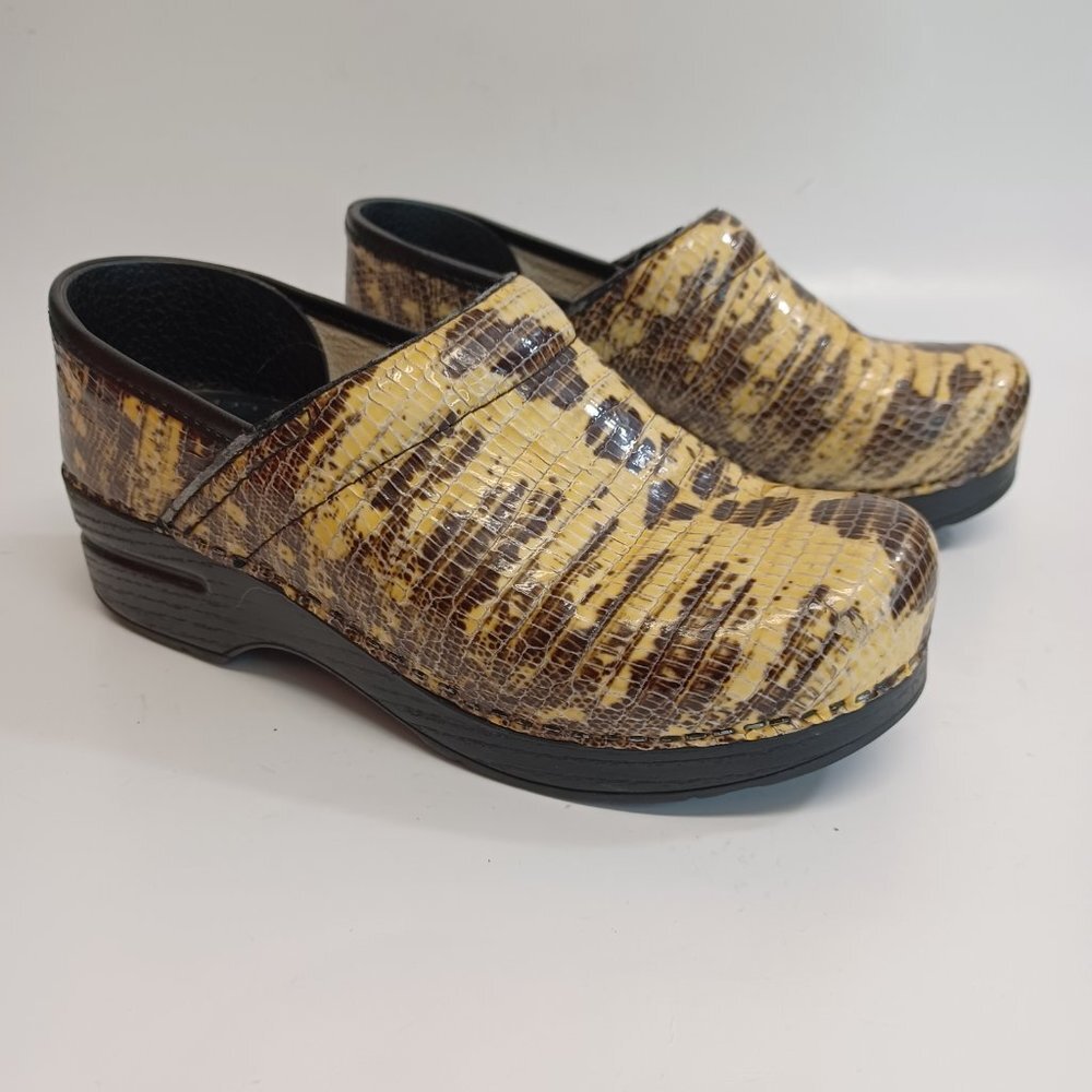 Dansko Clog Professional Shoe Snake Reptile Slip … - image 1